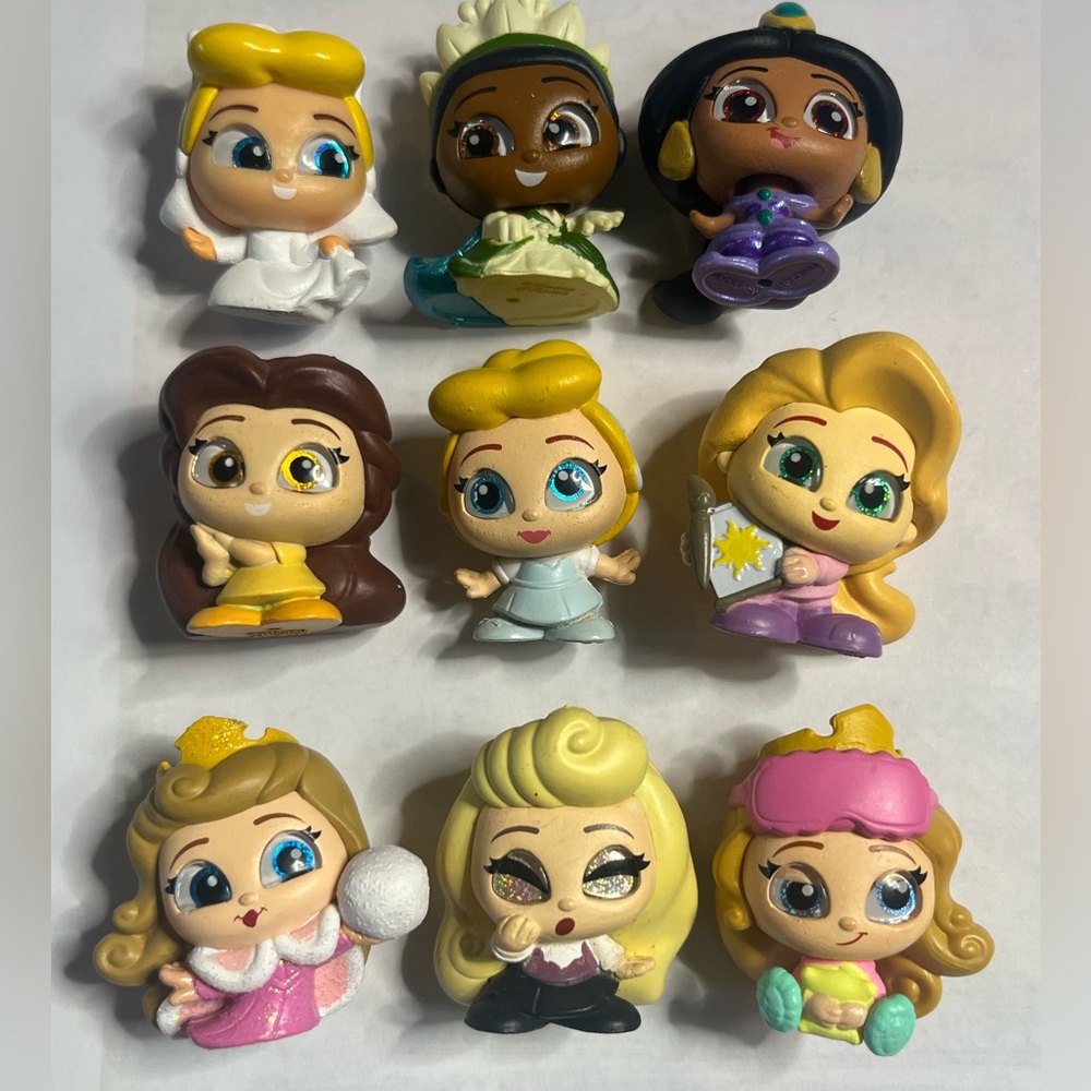 Disney Doorables Princess Lot of 9!